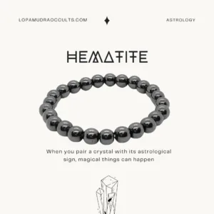 . Energized Hematite Natural Bracelet